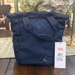 Lug Ditty Tote Bag, Navy – NWT